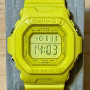 Casio G-Shock Baby-G BG-5602-9 Lemon Drop Canary Yellow Women’s Digital Watch